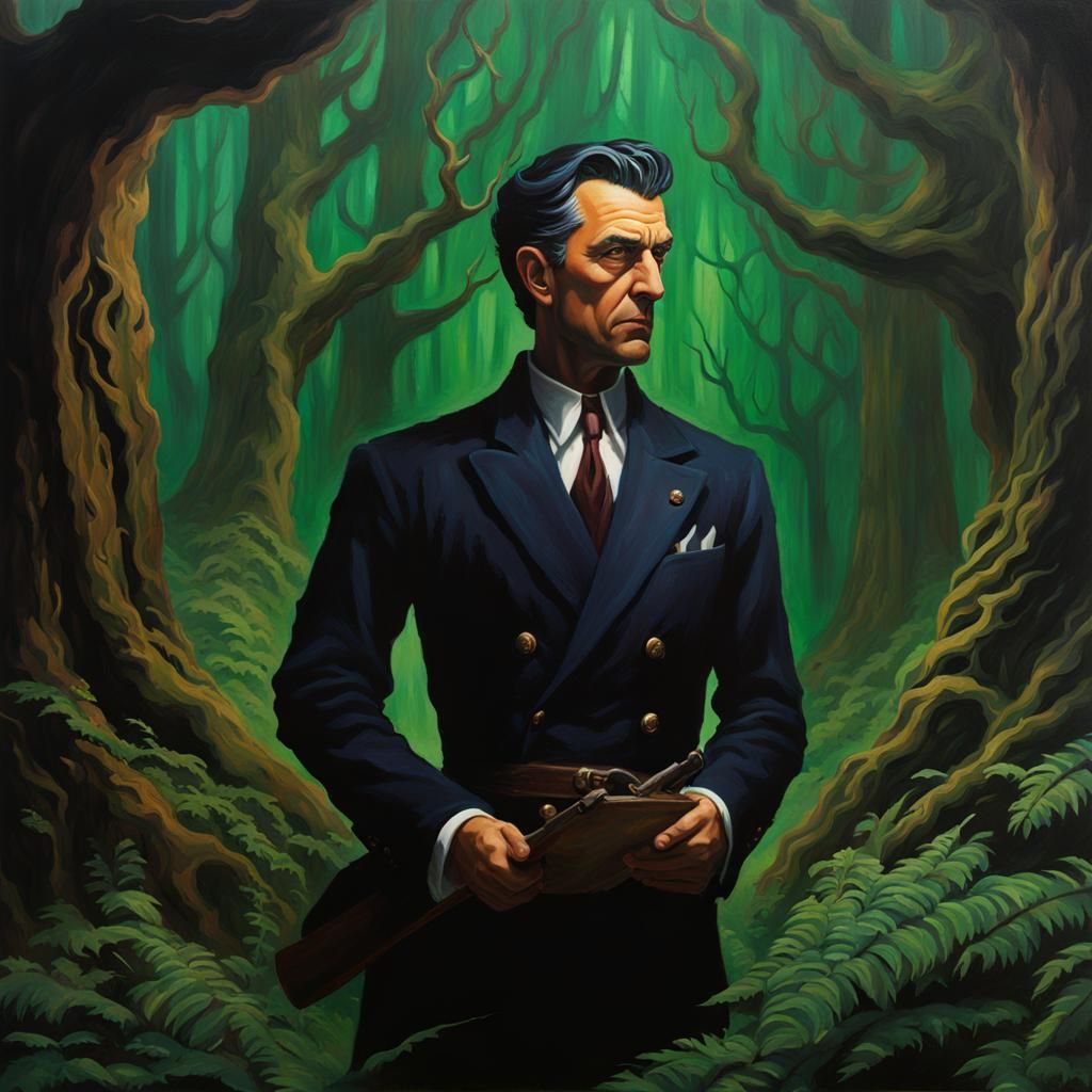 Eldritch Forest Painting