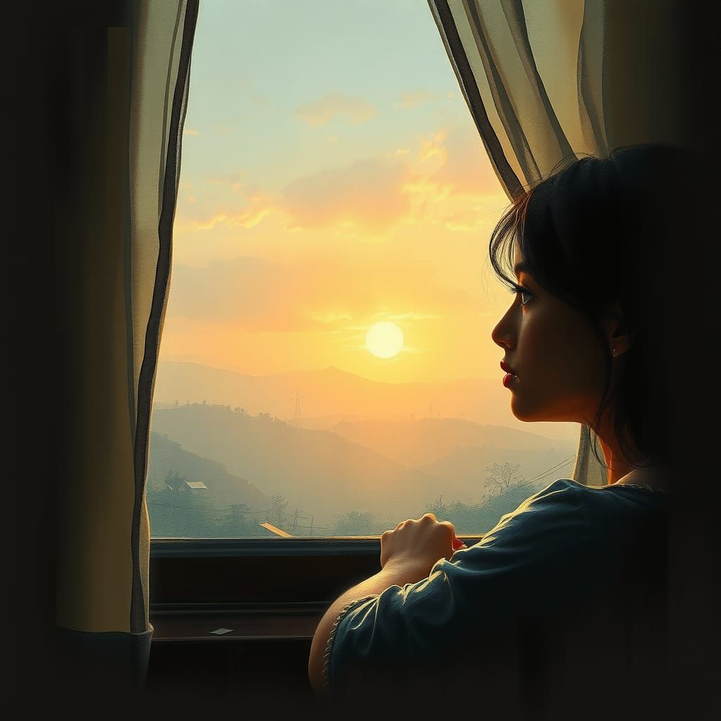 Bittersweet Goodbye in Soft Focus