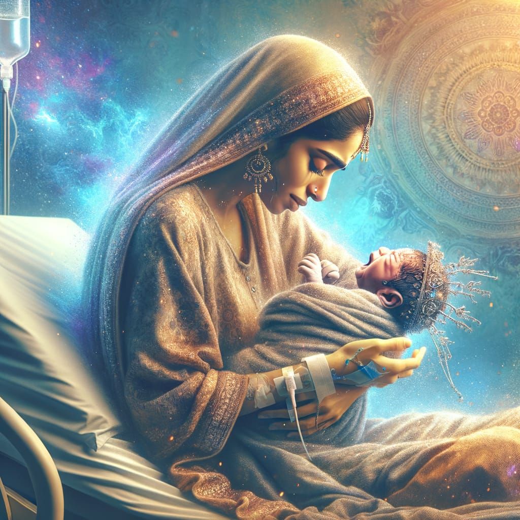 Mother's Joy After Childbirth: A Tender New Life Moment