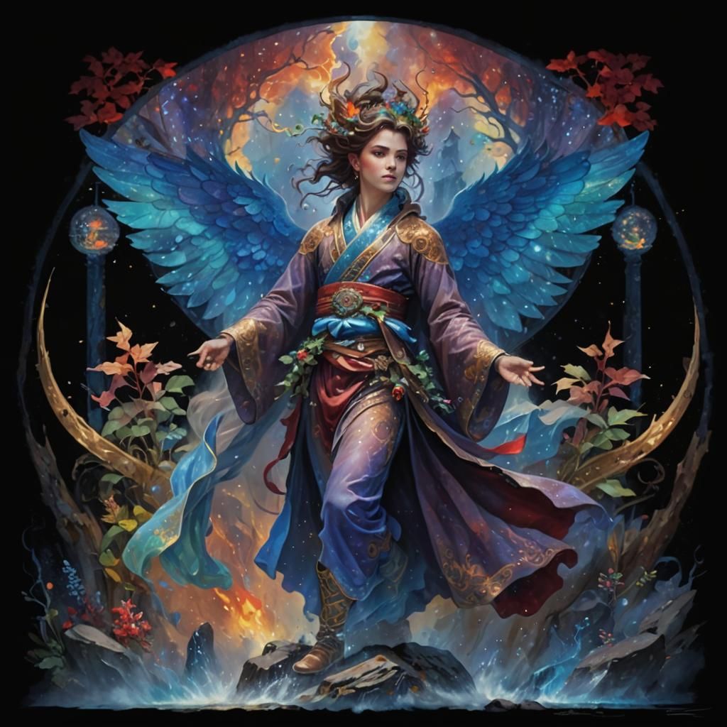 Divine Creature: Master of the Elements in Fantasy Art