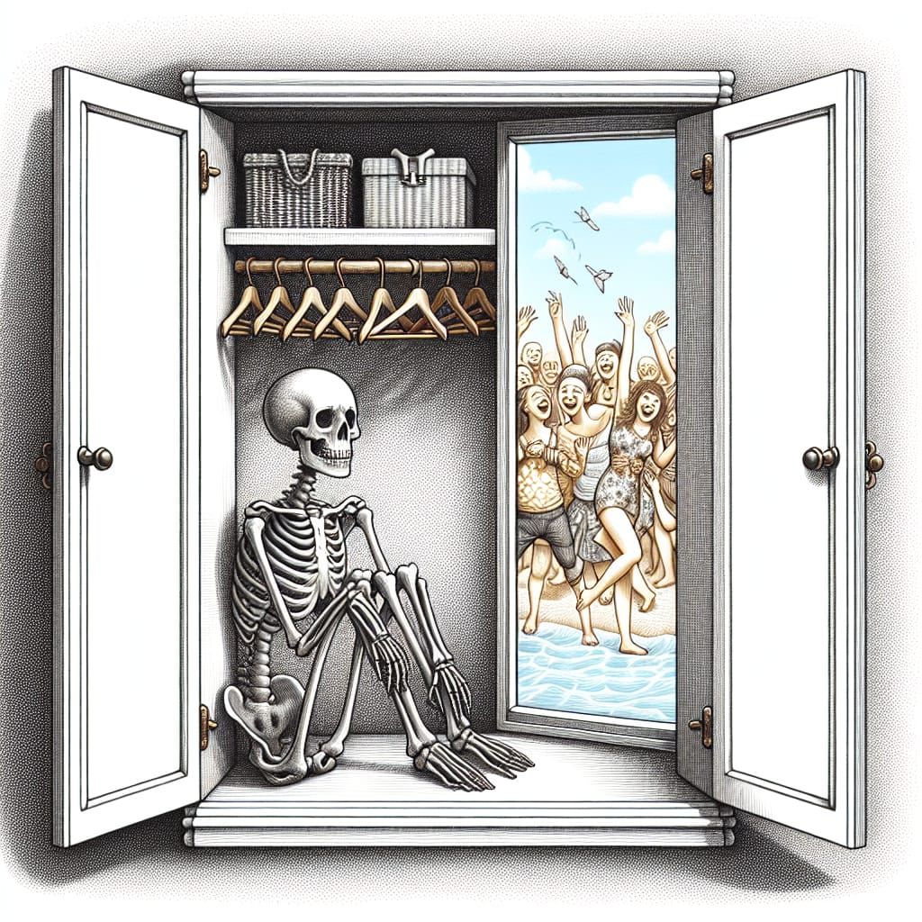 Why didn’t the skeleton go to the party? He had no body to go with...