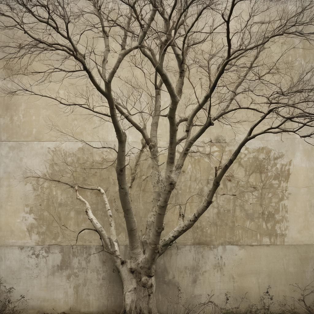 Surreal Trees Grow Within House Walls