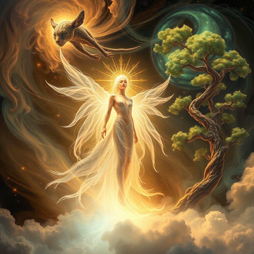 Celestial Being at Nexus of Time and Space