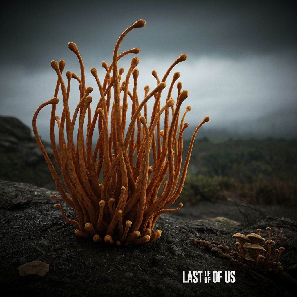 Cordyceps Infected 'The Last of Us' Character Art