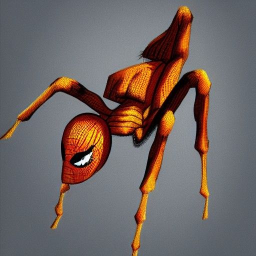 Majestic Spider-Horse: A Surreal Chimera