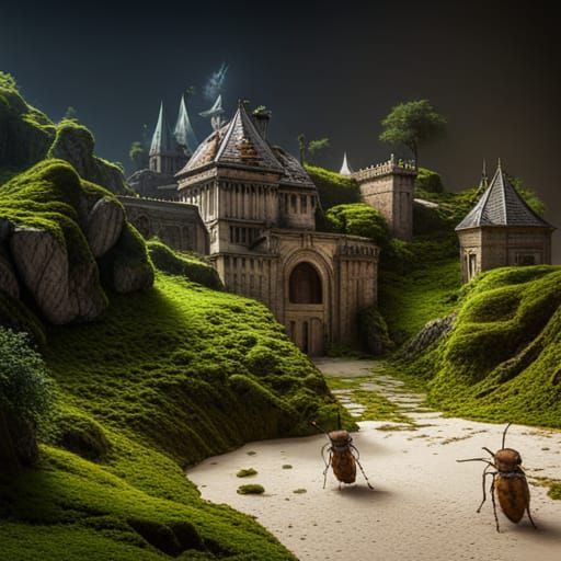 Fantastic Underground World with Terrifying Insects in 8K