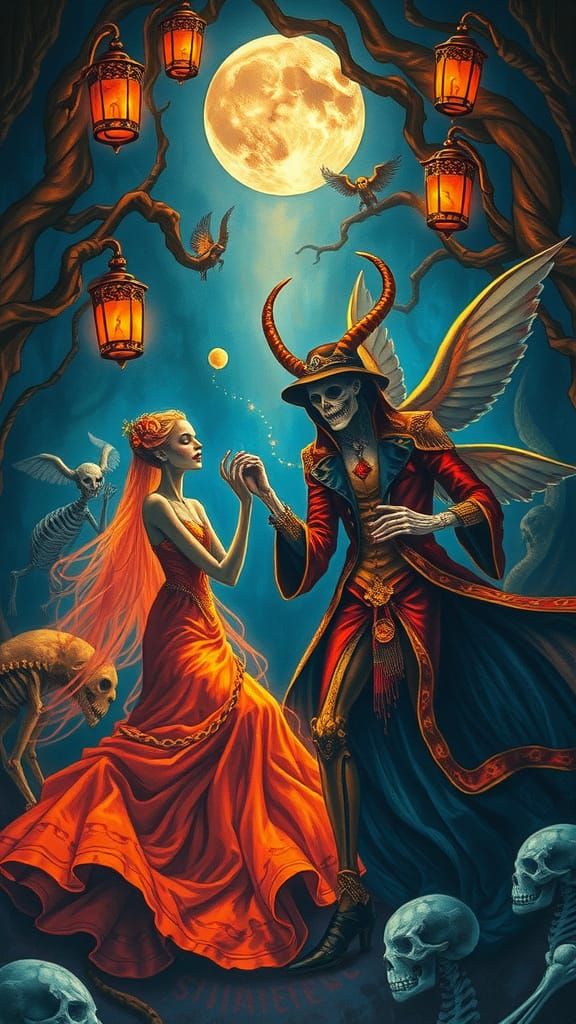 Baron Samedi Waltzes with Bridgette in Underworld