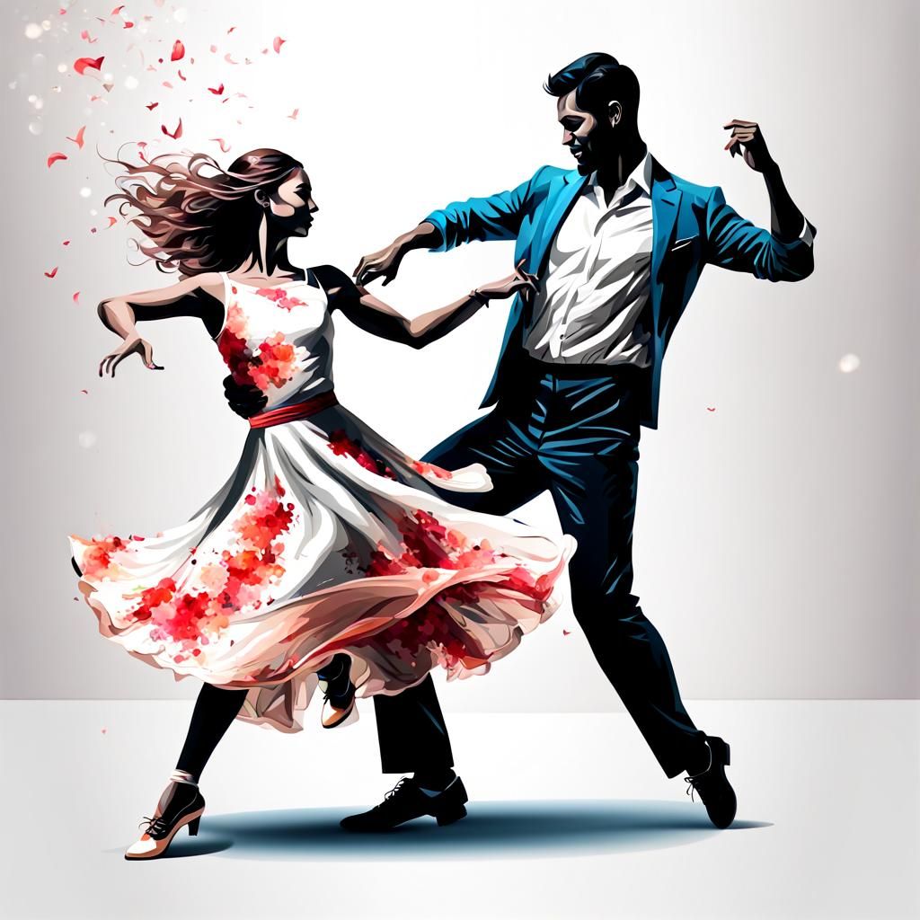 International Dance Day Greeting Card Design
