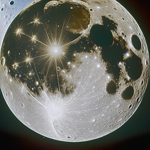 Orange Cat Walks on the Moon in 4K