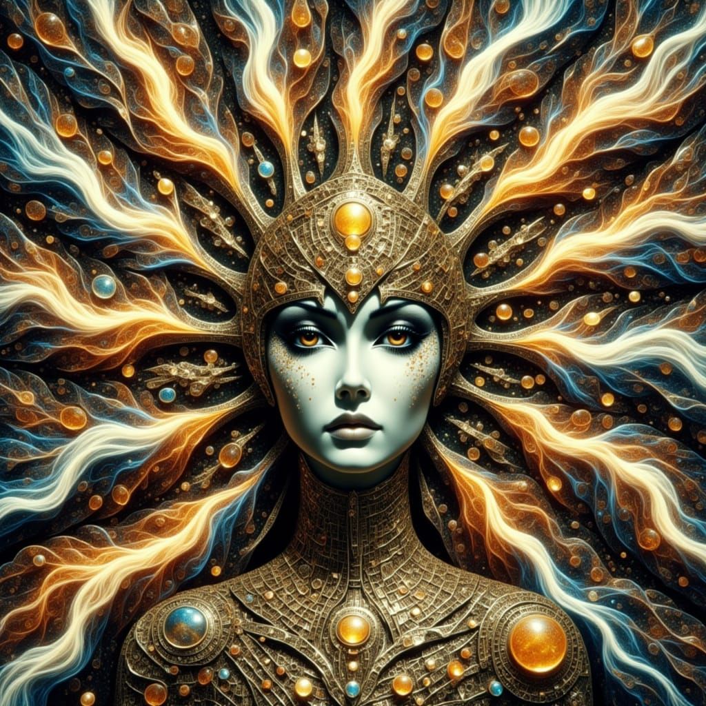 Cyberpunk Feline Visions of a Haunted Mind