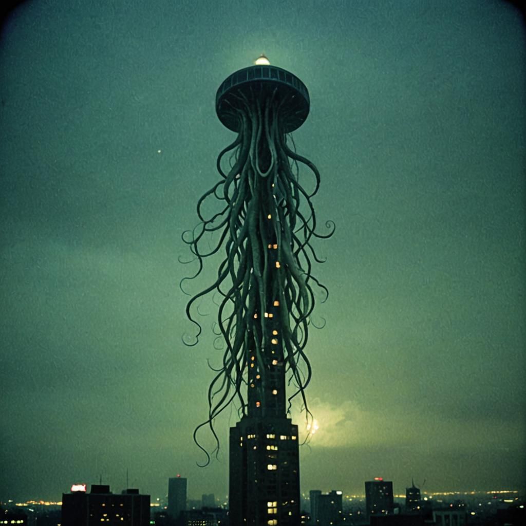 Eldritch Tentacles Loom Over Dreamcore Apartment