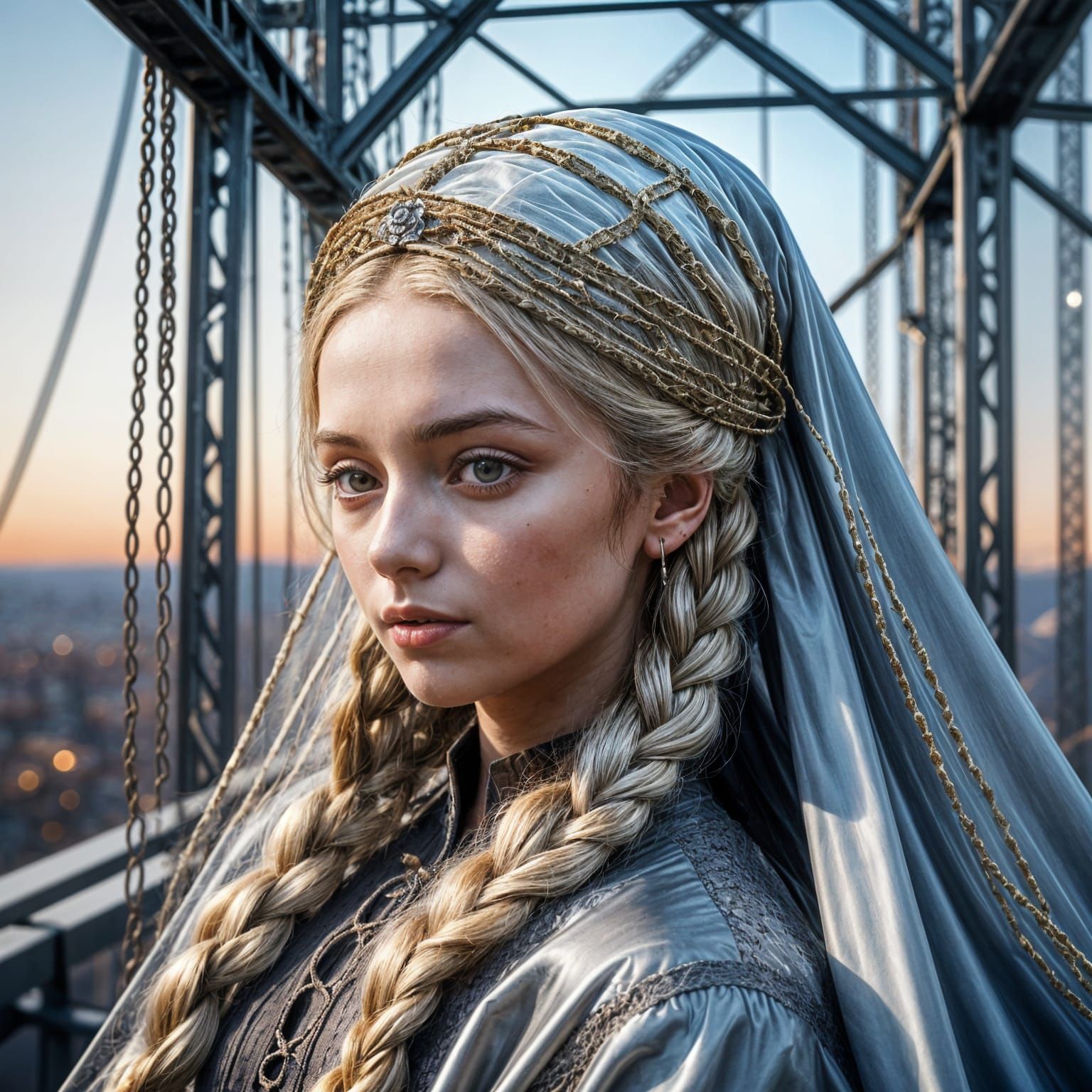 Tsarina with Kokoshnik on a Steel Structure