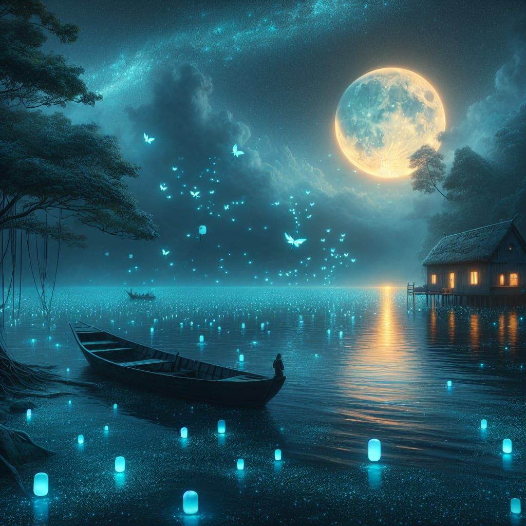 Full Moon on the Water
