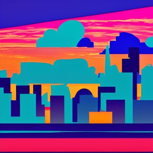 City Skyline at Sunset: Professional Photography