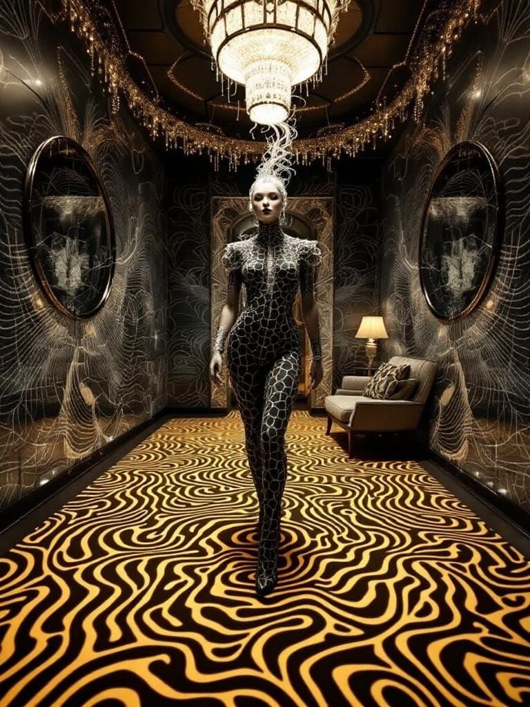 Replicant Wearing the Latest Neuromorphing Fashion