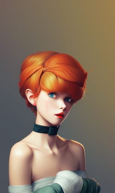 Santa Claus Maiden as Manga Art