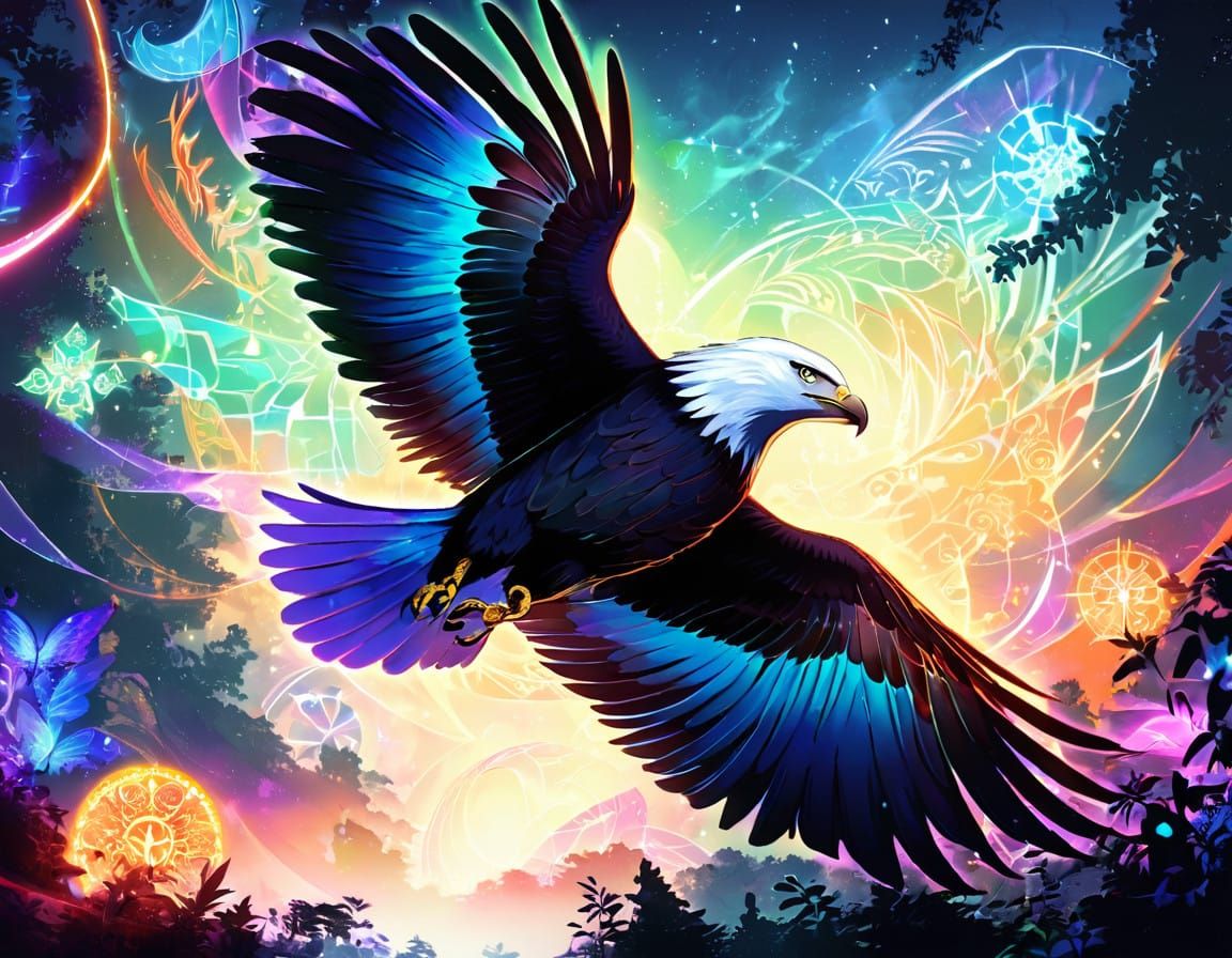 Epic Eagle in Mid-Fantasy Flight
