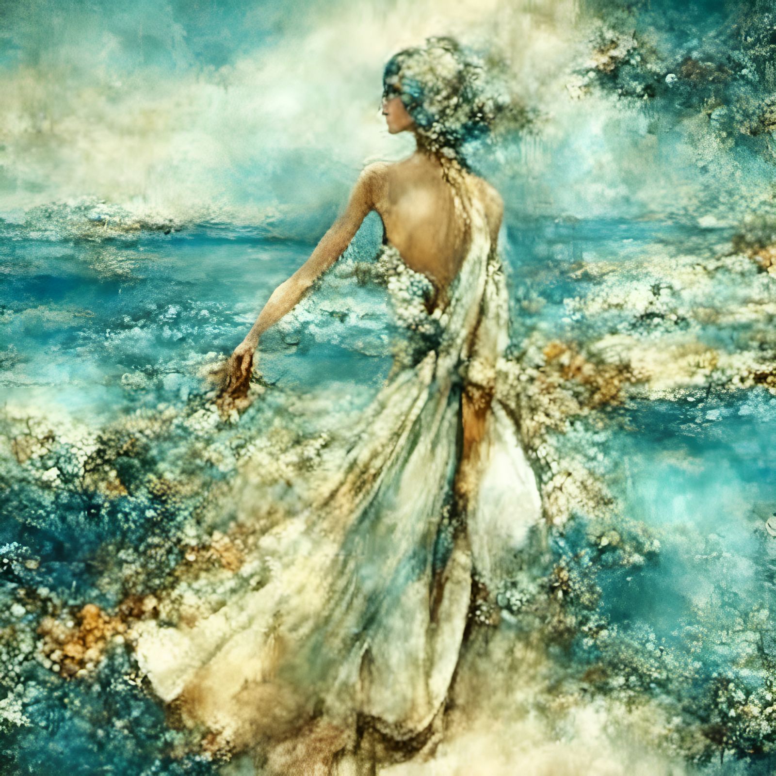 Idyllic Tropical Beach Paradise Scene