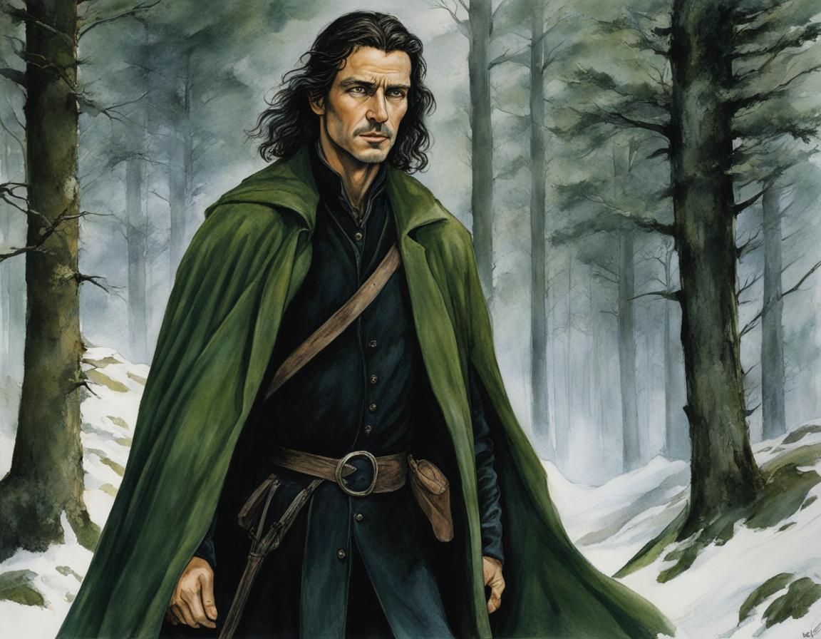 Akhorahil Calenmirhenon, a stroll through the snow.