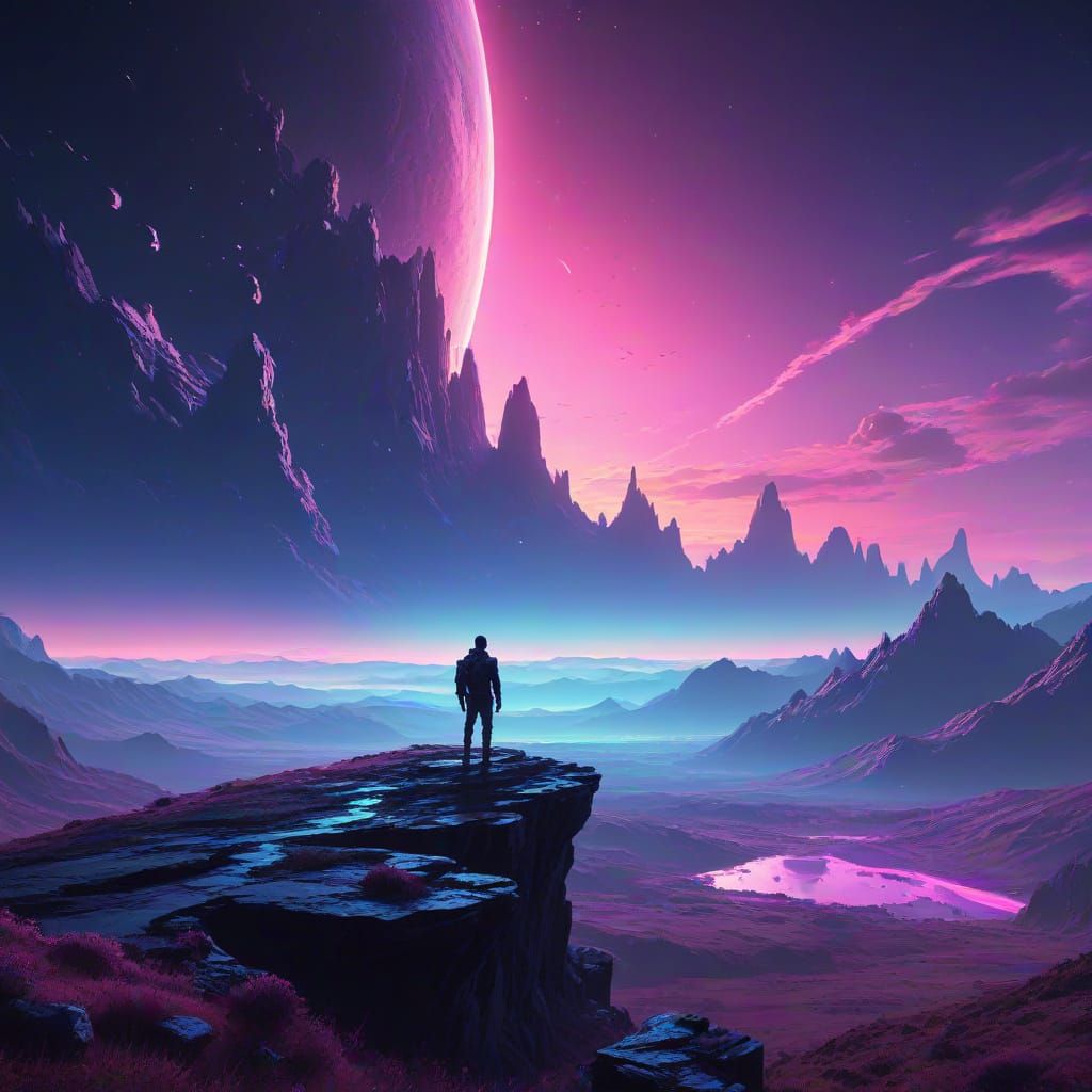 Infinite Landscape in Digital Matte Painting