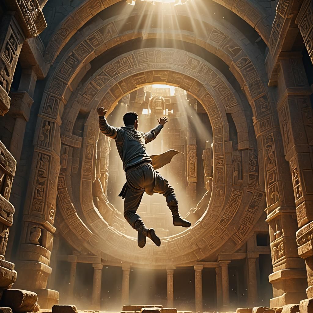 Ronaldo Backflip in Mystical Arena: Fantasy Concept Art