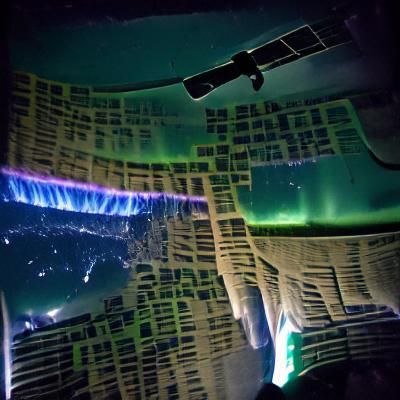Aurora Borealis Seen From ISS