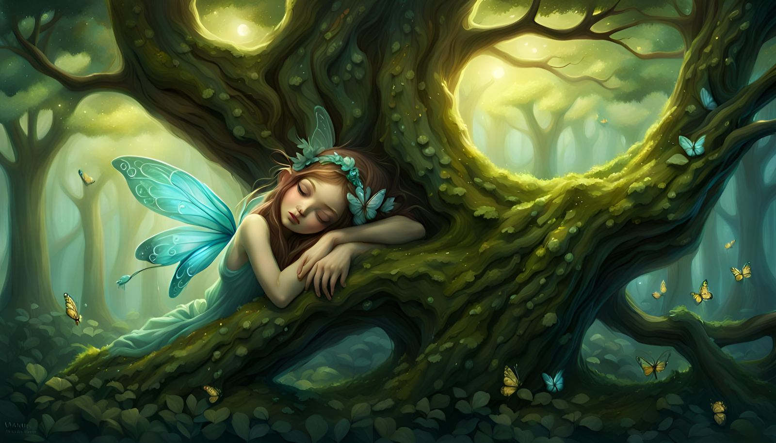 Sleeping fairy