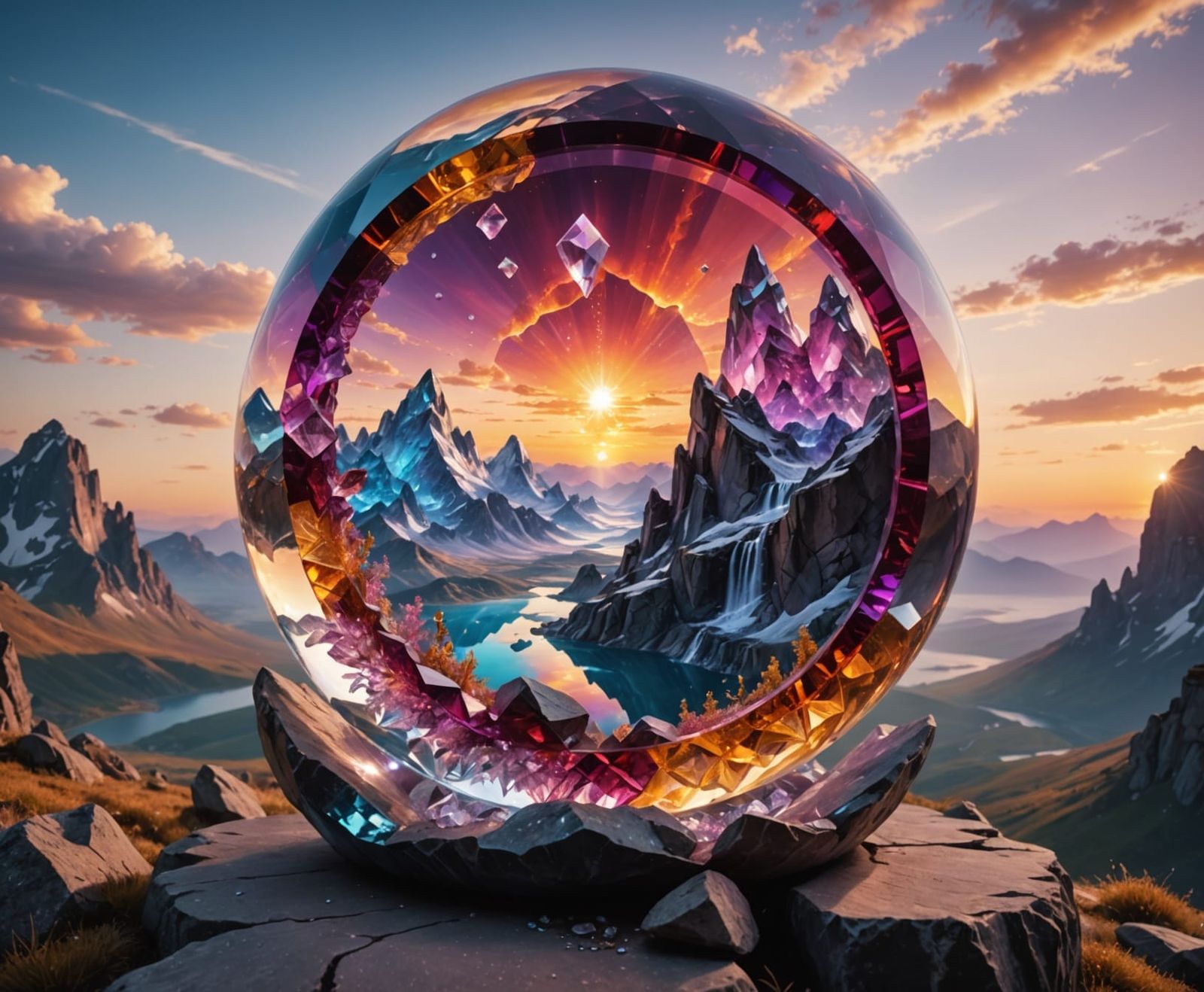 Vibrant Crystal World Reveal