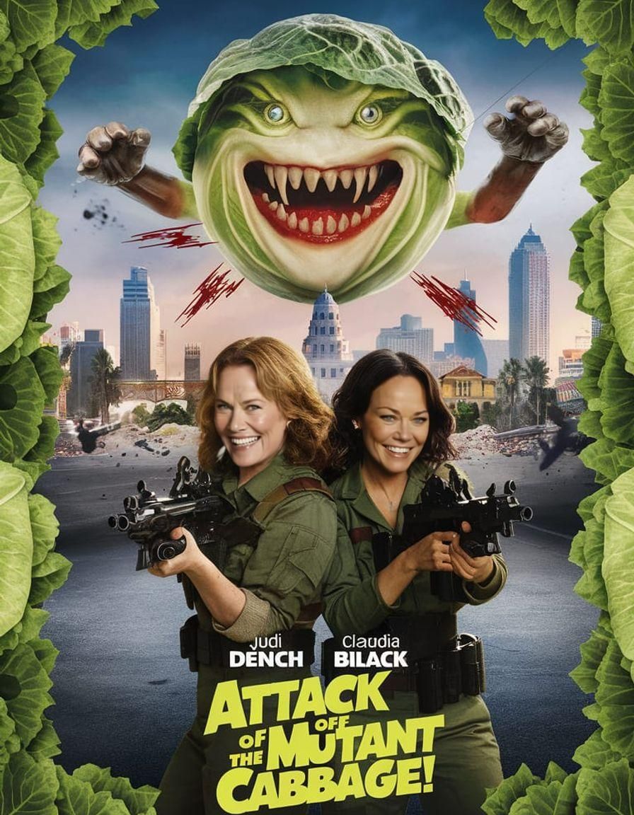 Attack of the Mutant Cabbage Movie Poster