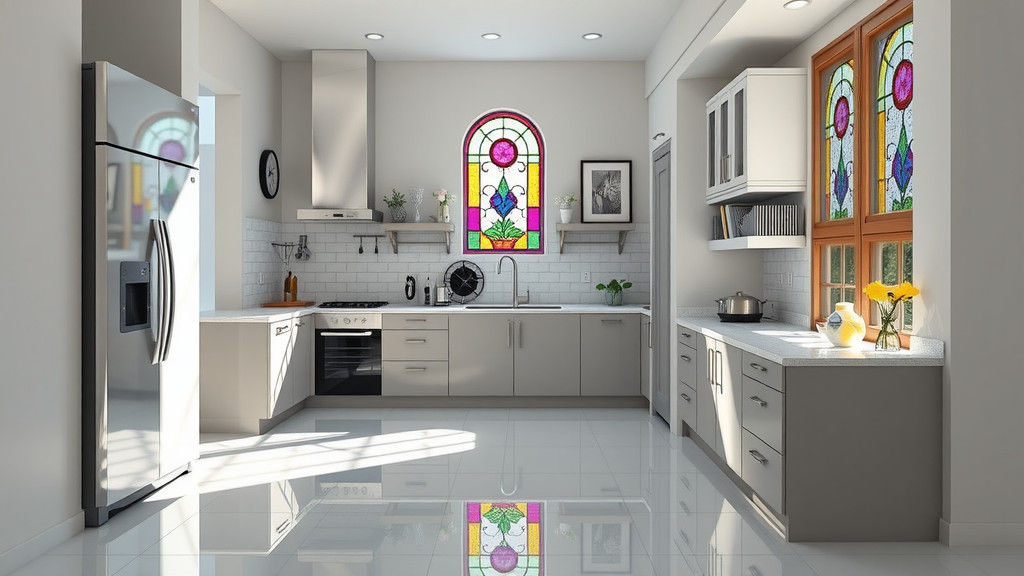 Modern American Fantasy Kitchen in Photo-Realistic Style