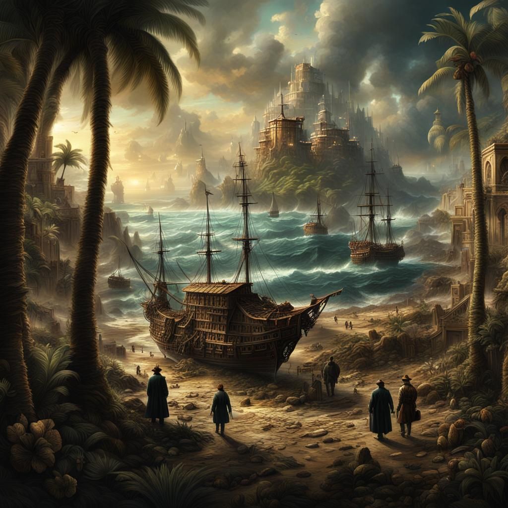 Treasure Island: Epic Cinematic Digital Matte Painting