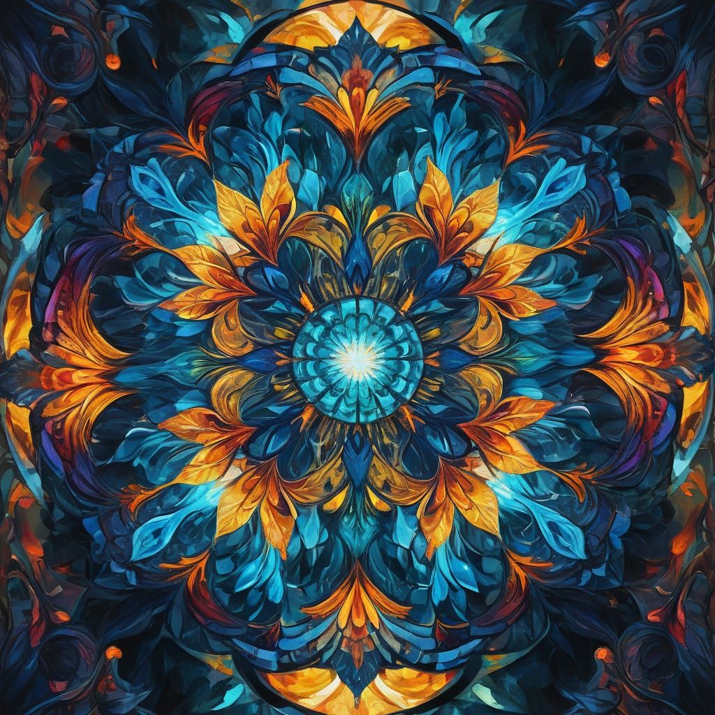 Surreal kaleidoscopic