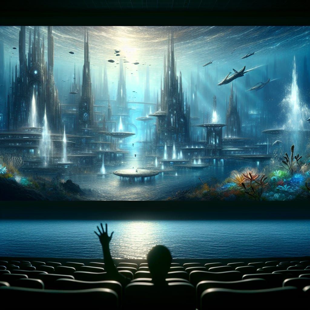 Futuristic Underwater City on Alien Planet in IMAX