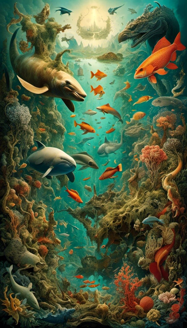 Biopunk Macabre Hellscape Teeming with Life