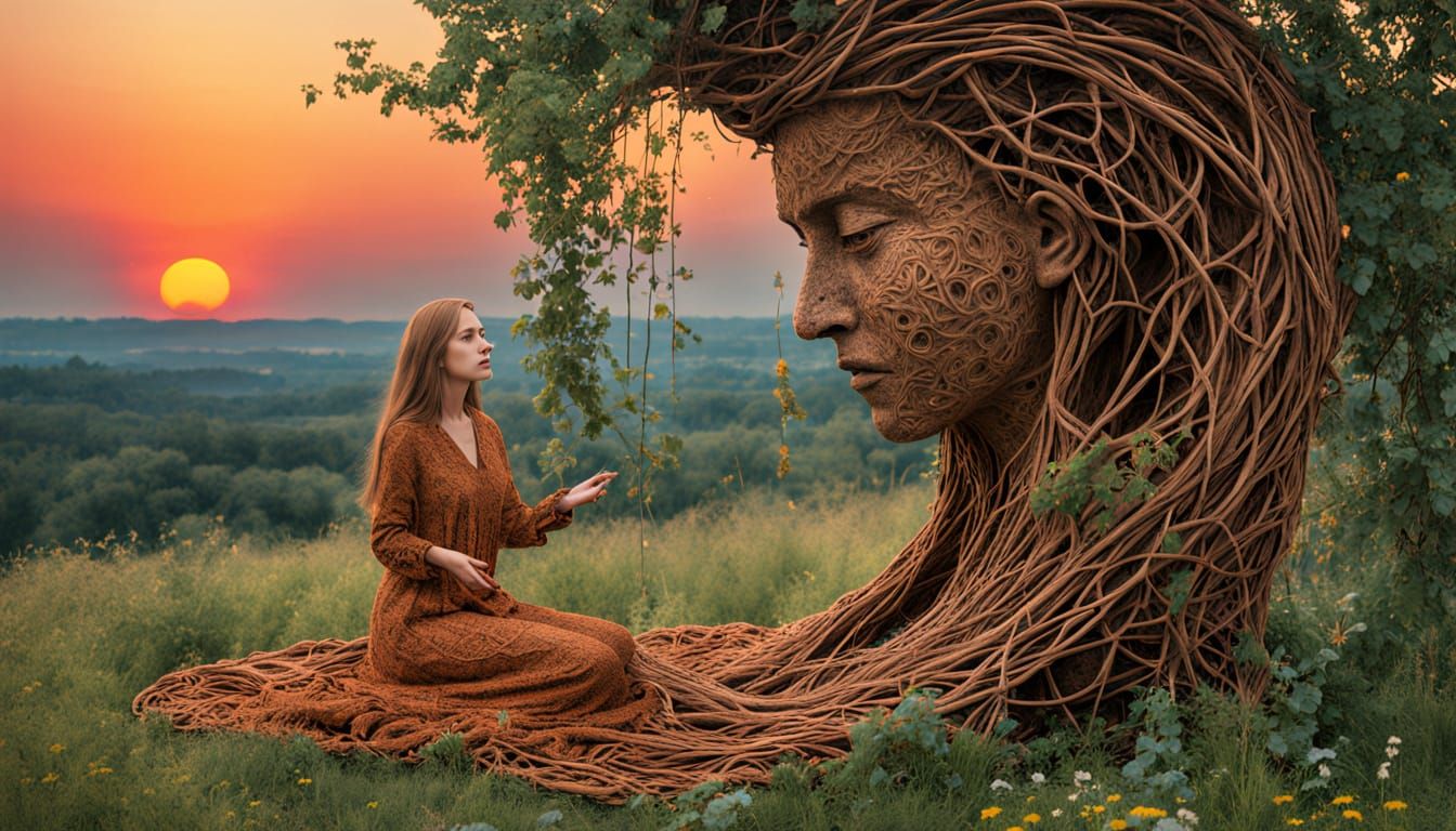 Ephemeral Land Art: Weaving Nature and Form