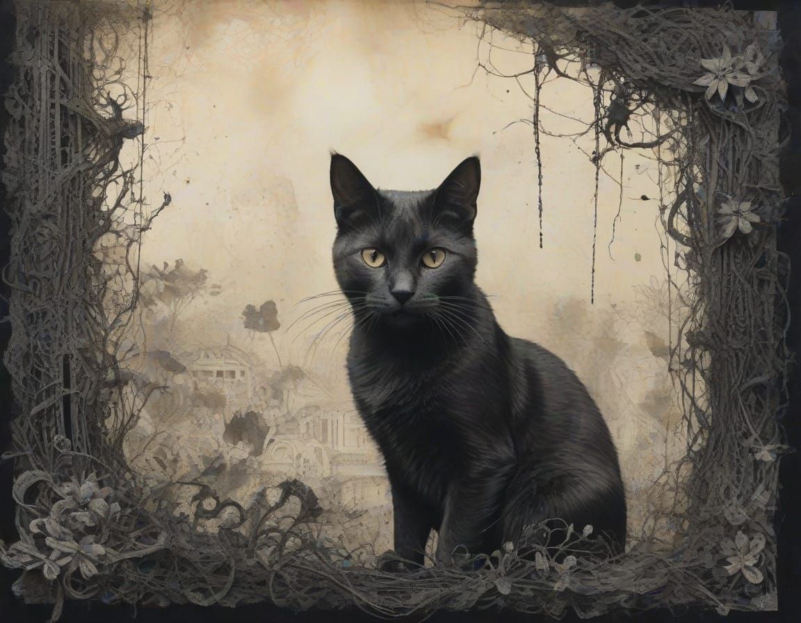 Whispers of Forgotten Lore: A Gothic Psychedelic Tapestry