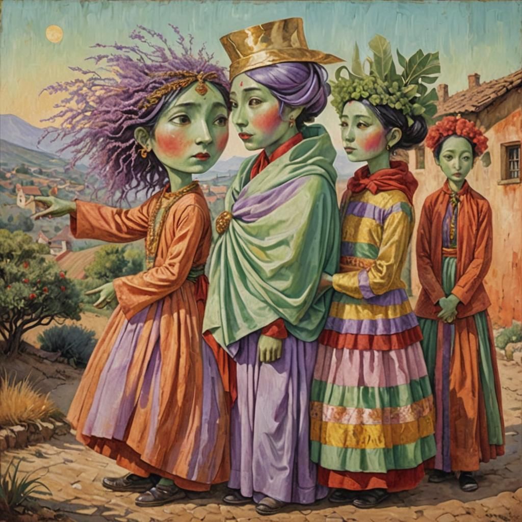 Mystical Spectators in Surrealist Post-Expressionism