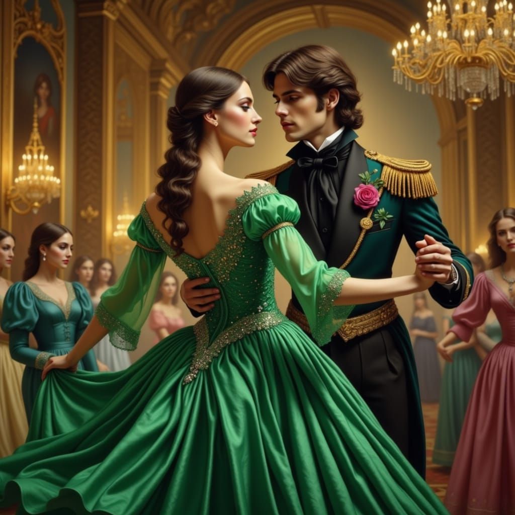 Tsarina Eudoxia Dances at the Winter Palace