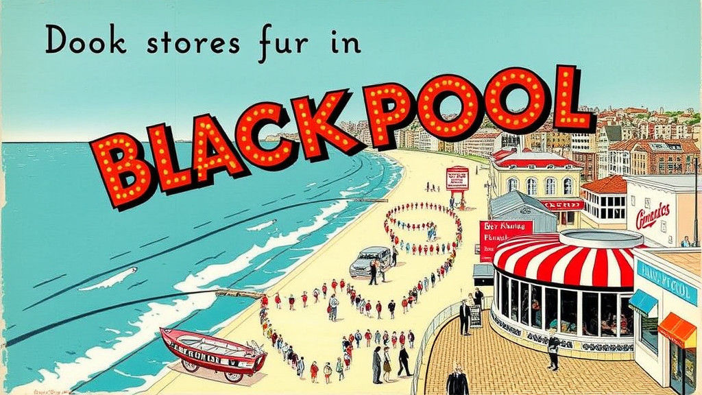 Funny Blackpool Seaside Postcard Illustration