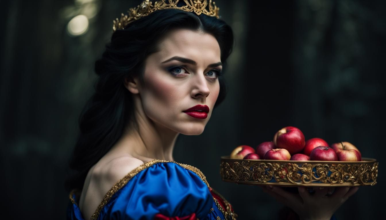 Snow White in 13th Century German Ballgown