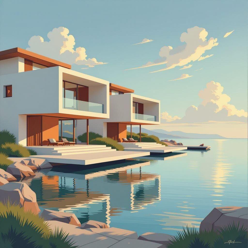 Mid-Century Modern Houses Near Ocean: Minimalist Architectur...