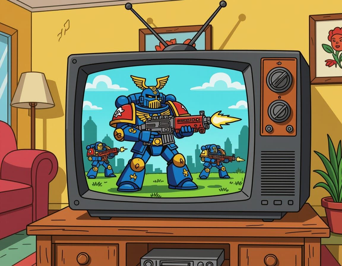 Warhammer 40K as 80s Saturday Morning Cartoon
