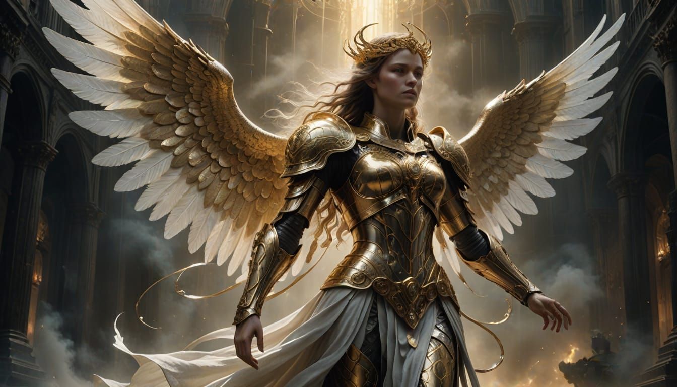 Divine Guardian Unveils Eerie Beauty