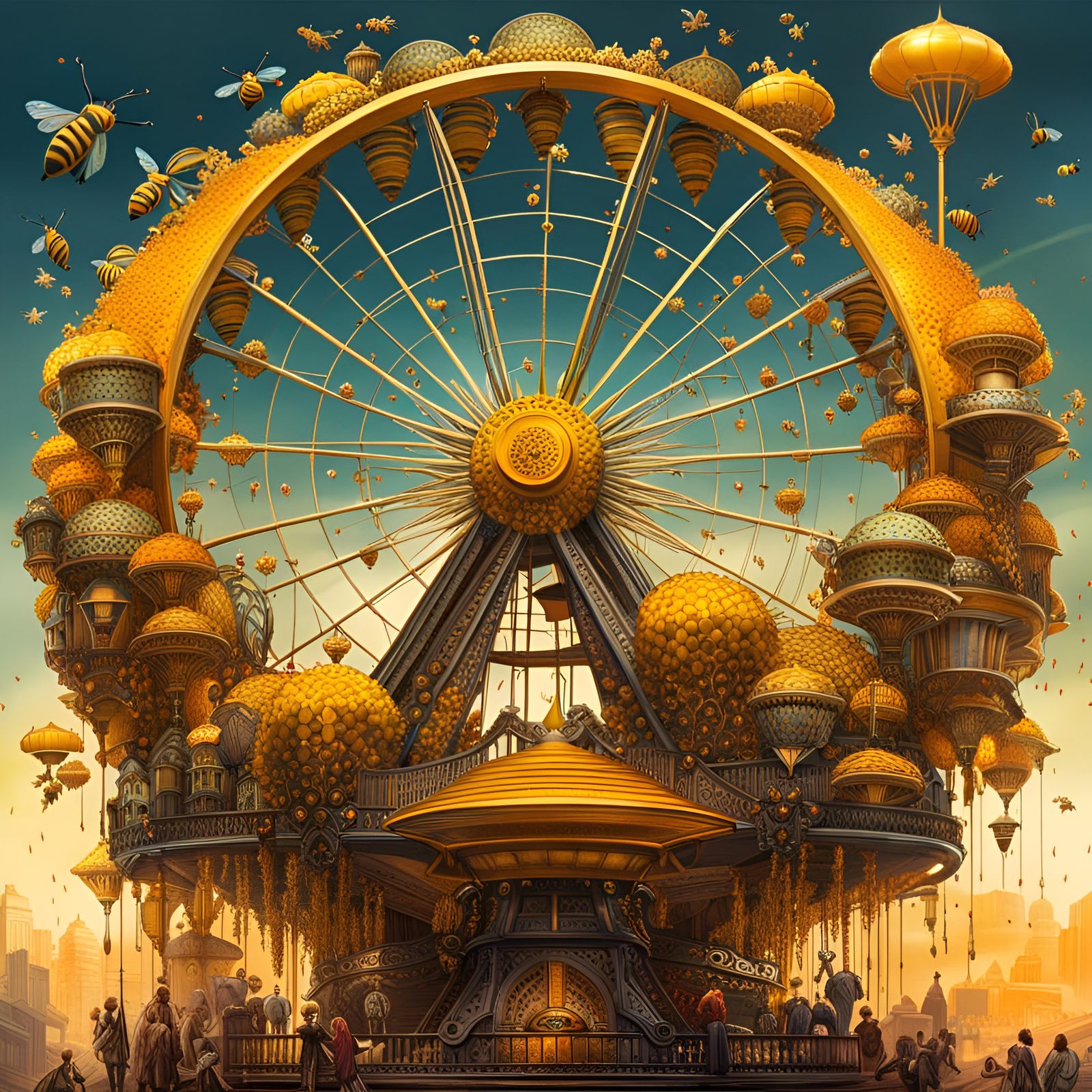 Honey Bee Ferris Wheel