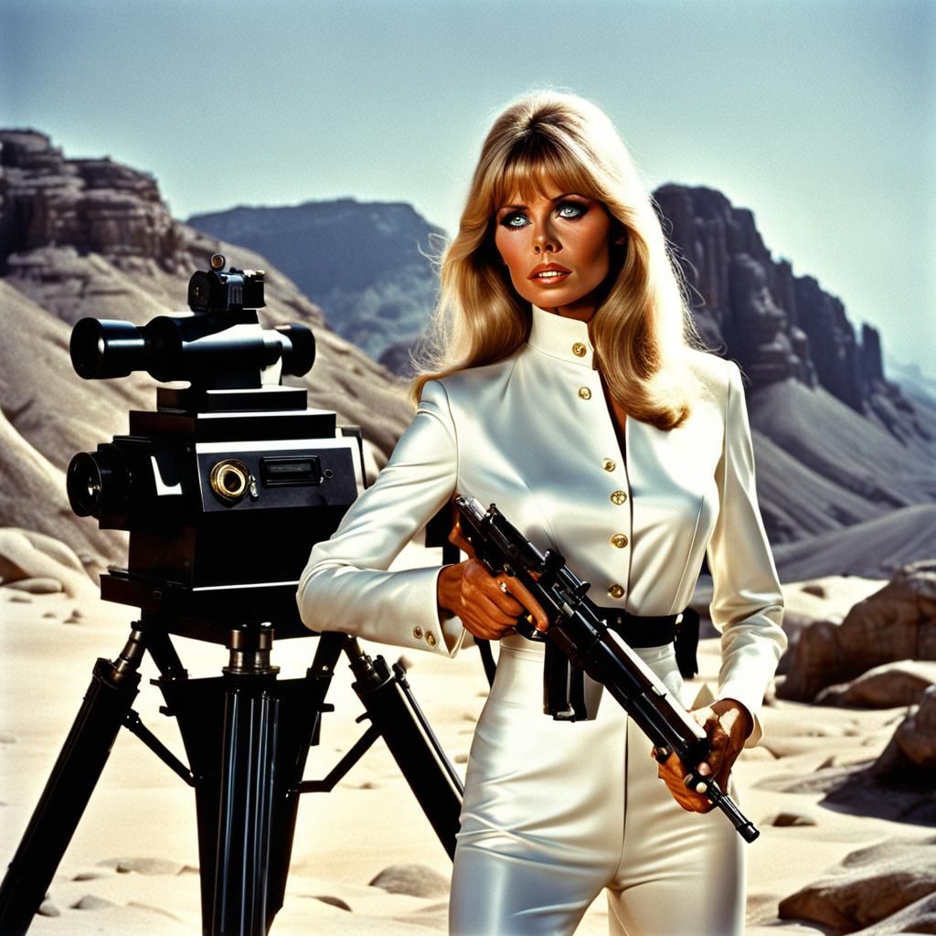 Britt Ekland as Mary Goodnight in James Bond