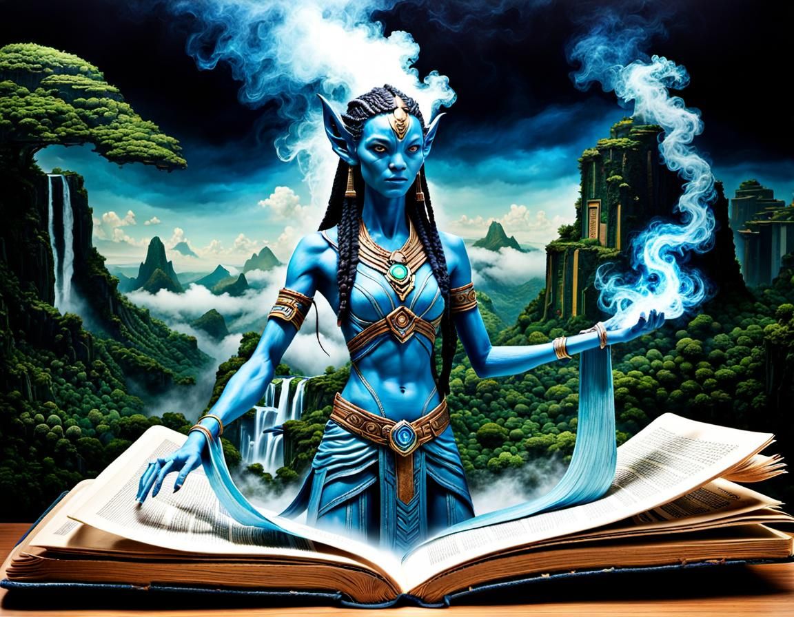 Movie Avatar – Neytiri te Tskaha Mo'at'ite – Coming out from Book 13