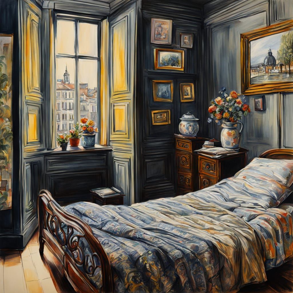 Charming Baby Room in Gouache Watercolor Style