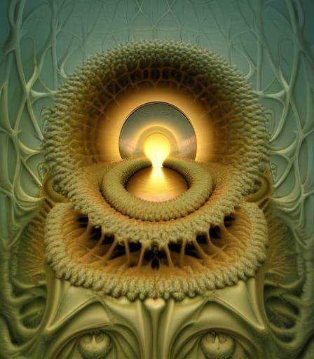 Surreal Hybrids in Dystopian Giger-esque Landscape