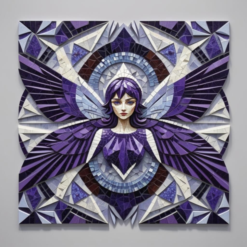 Mosaic purple pixie