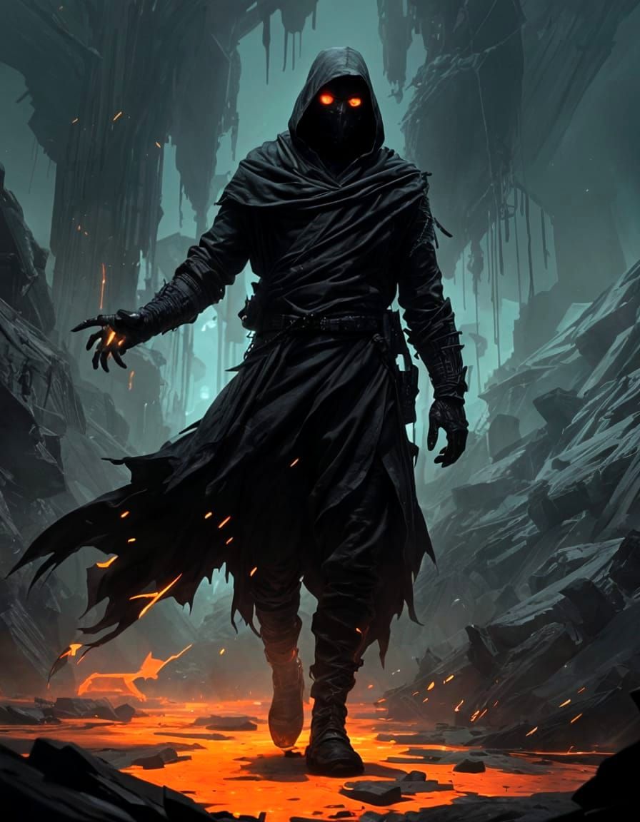 mysterious silhouette